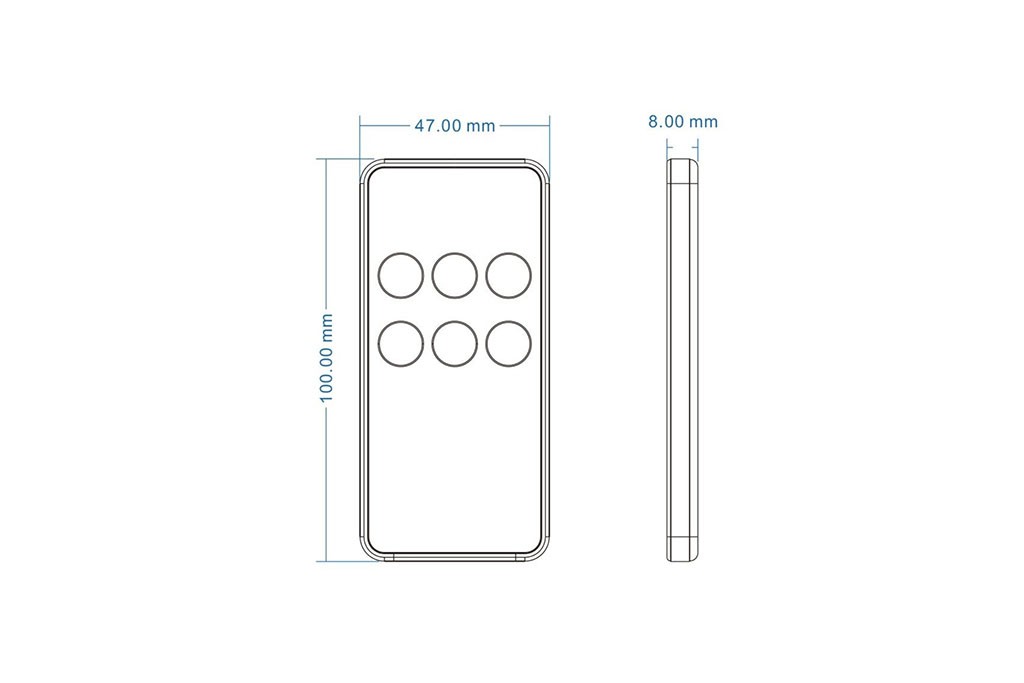4 zones Sys-One RGB-W wireless remote control with color wheel