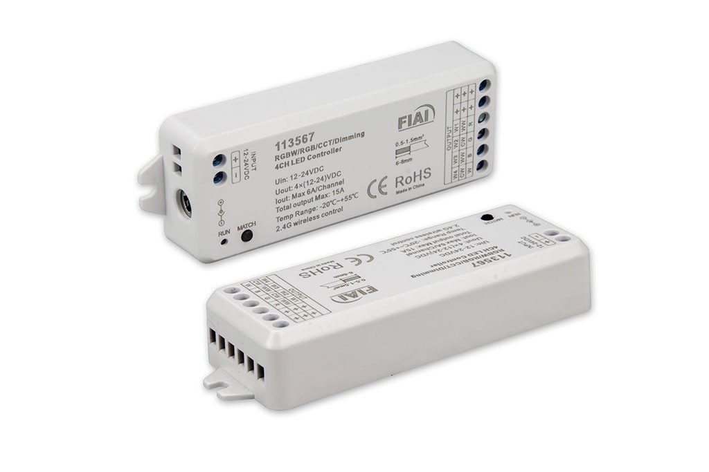 Sys-PRO Funk Mesh PWM-RGB+W Dimmer 1-4 Kanal