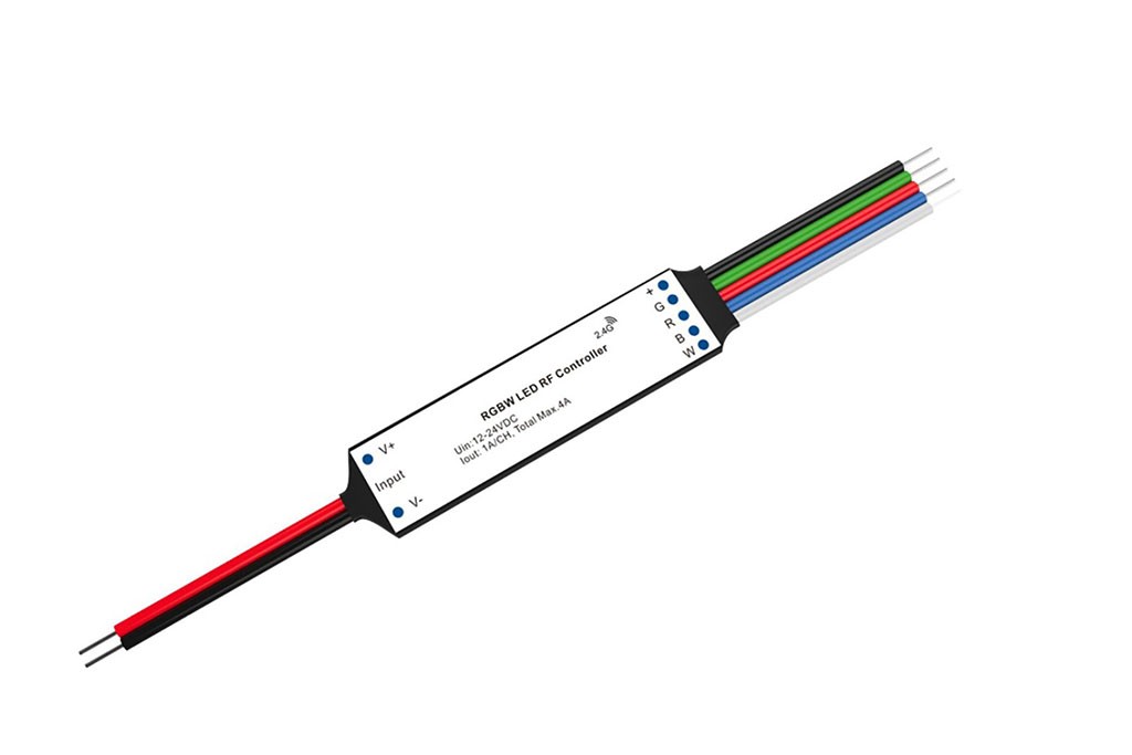 Sys-PRO RGB+W Funk Mesh MINI-PWM-Dimmer, 4 Kanal