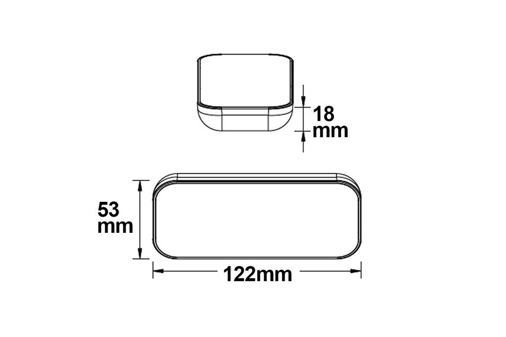 Details zur SYS-PRO RGB-W 4Zonen Fernbedienung