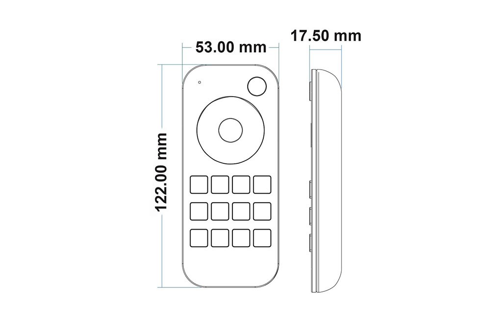 Sys-PRO RGB+whitedynamic 4 Zones remote control